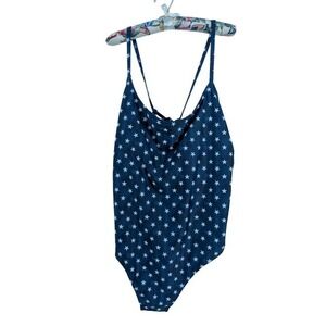Old Navy Womens sz Stars One Piece Swimsuit‎ sz 4X NWT Blue 4th of July America